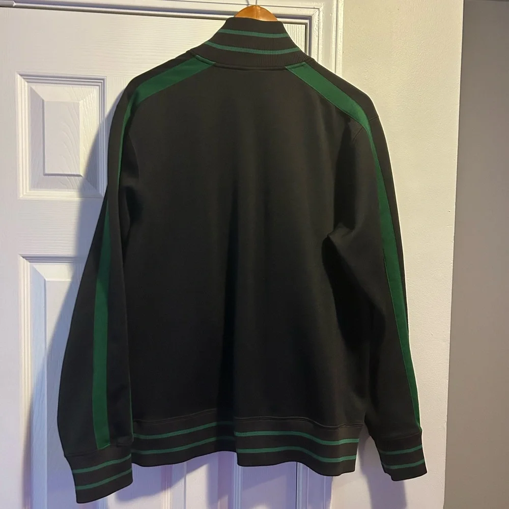 The North Face Track Jacket Large Mens Full Zip‎ Black y2k 90s Dad